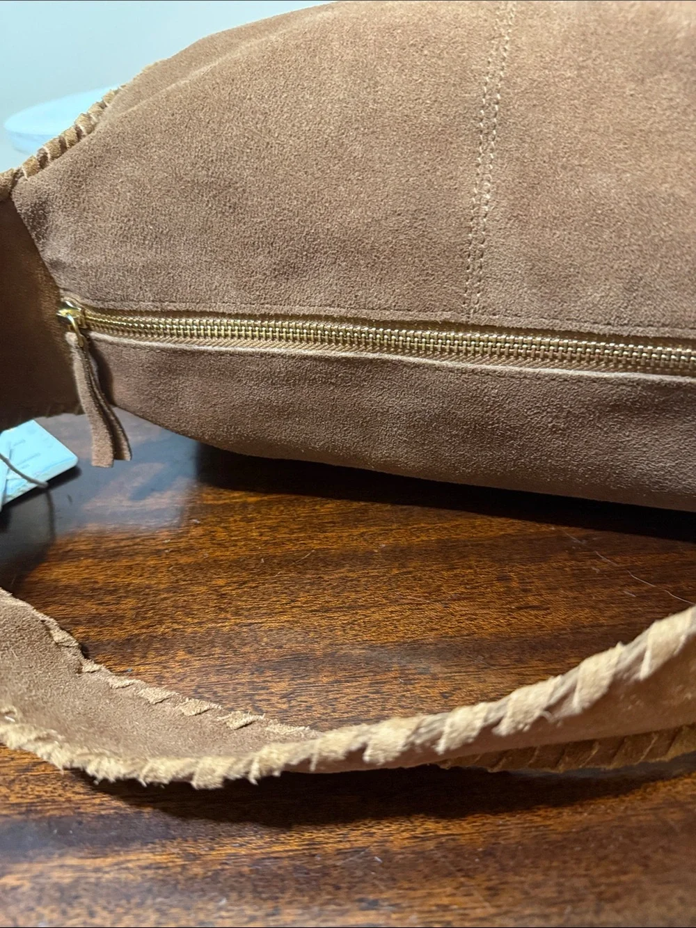 Haute Hippie Brown Suede Hobo Bag